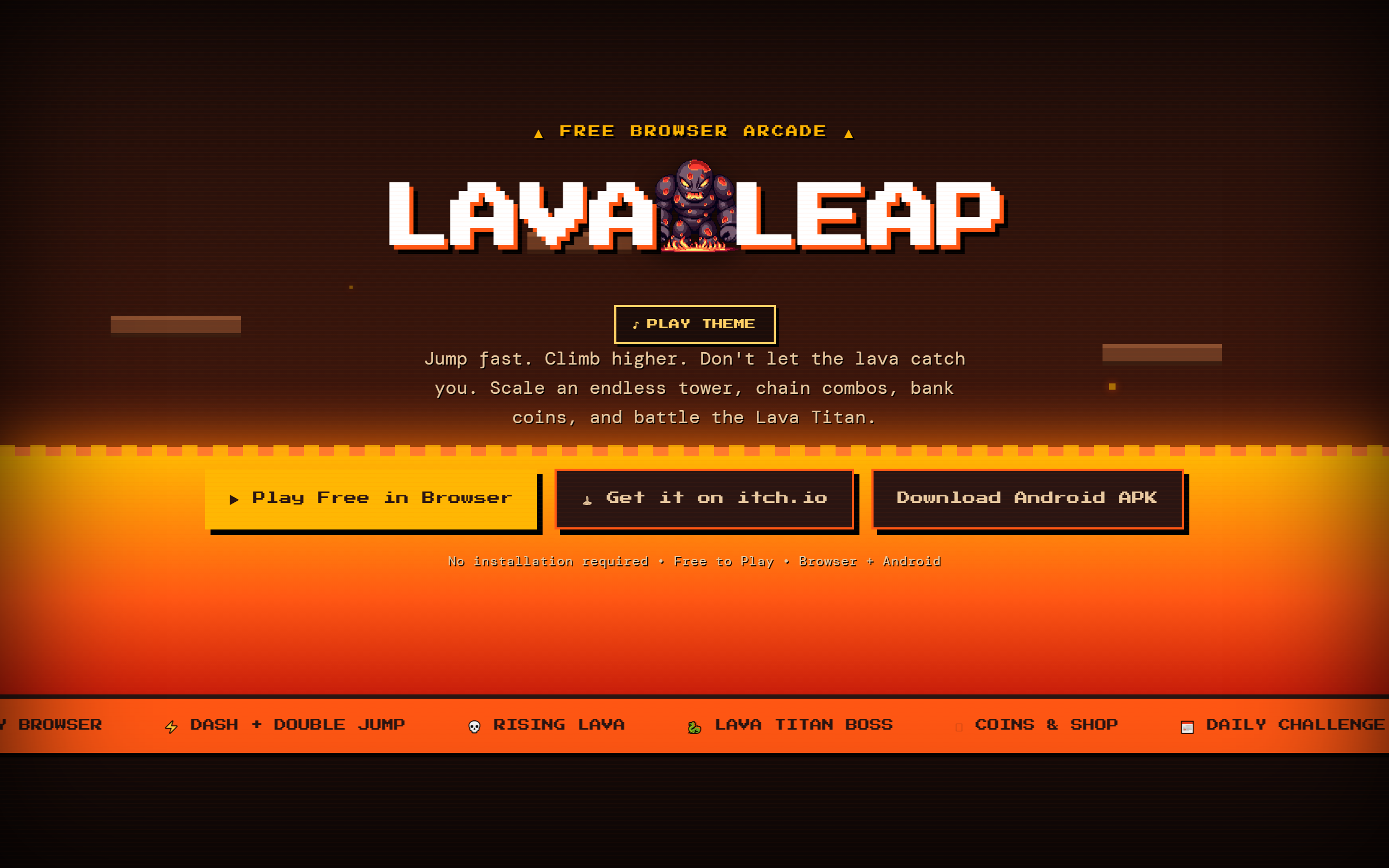 Shipping Lava Leap: itch.io, the Play Store, and a Bug Told by Telemetry