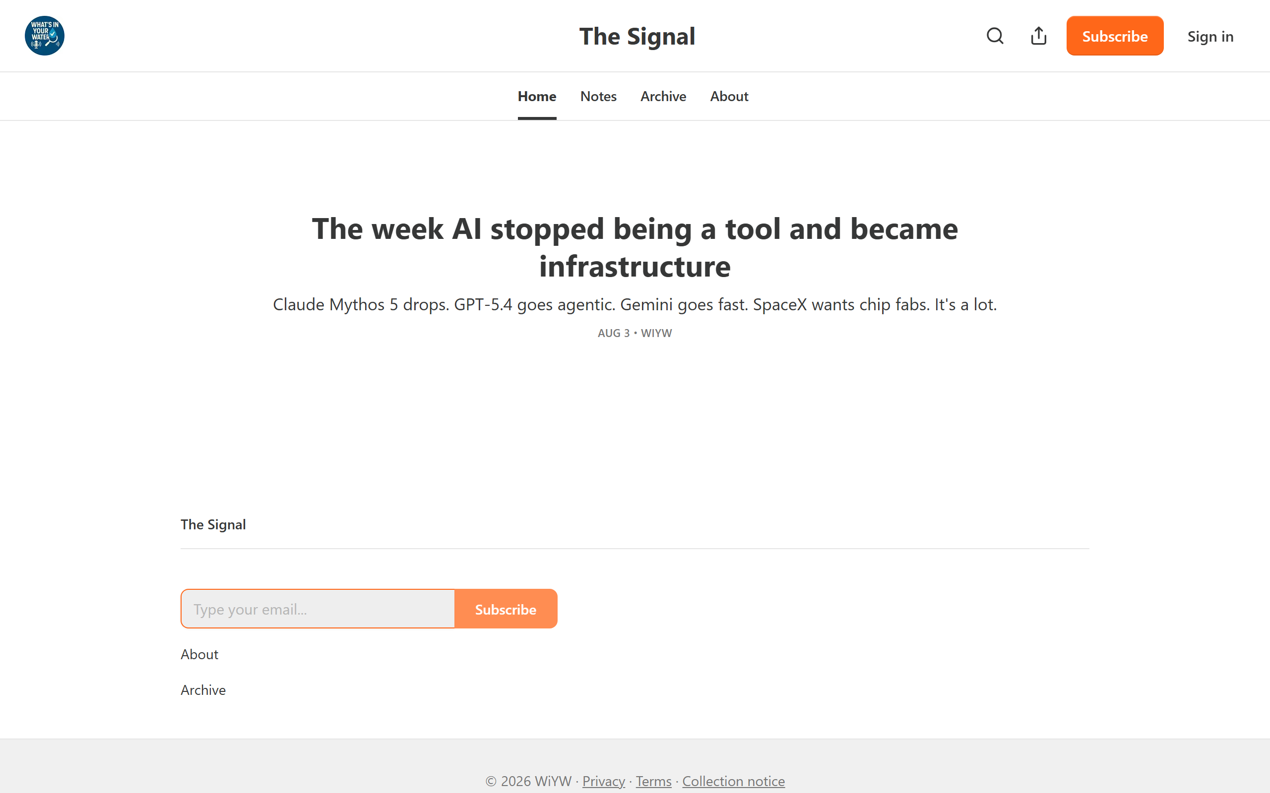 The Signal: Turning a Nightly News Task Into a Newsletter